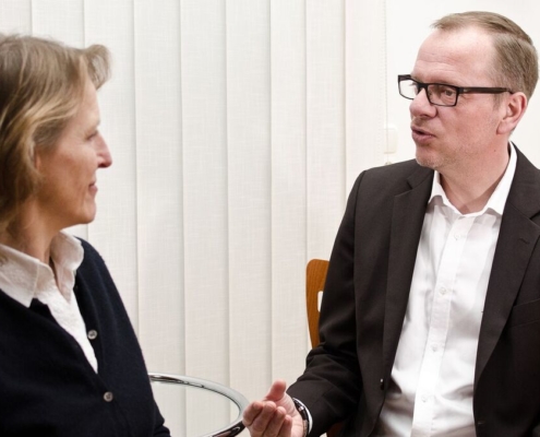Jens Stührck im Coaching Gespräch. Ablauf eines Coachings.