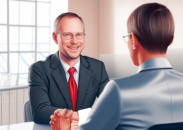 Jens Stührck in einem Gespräch mit einem Kunden